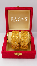 Golden Infinity Bangle Duo