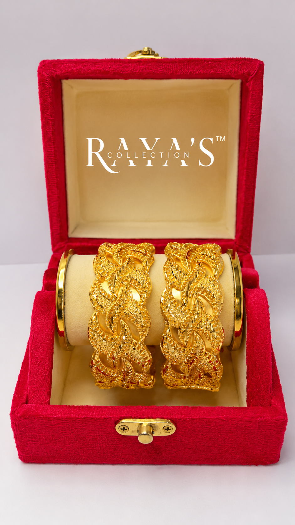 Golden Infinity Bangle Duo