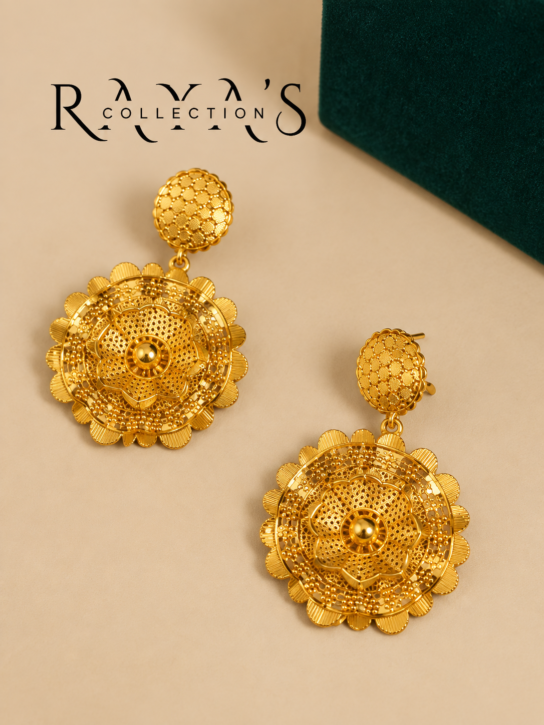 Royal Bloom 22K Gold-Plated Necklace