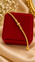 Royal Glow Gold Beaded Bracelet