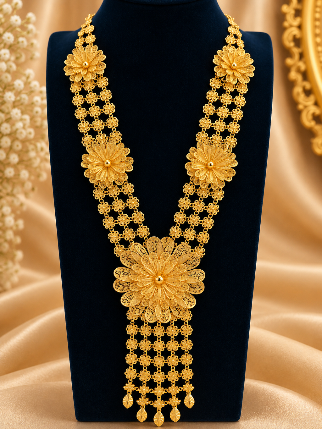 Golden Dahlia Royale Jewelry Set