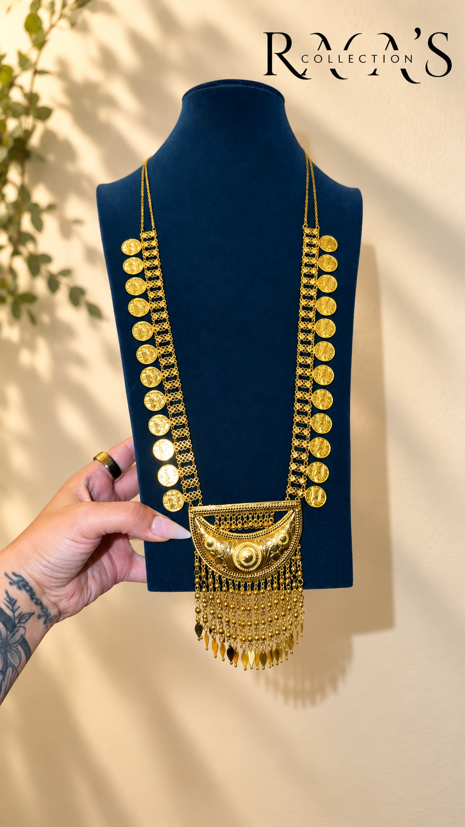 Noor Coin Statement Necklace