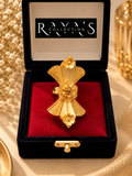 Golden Blossom Statement Ring