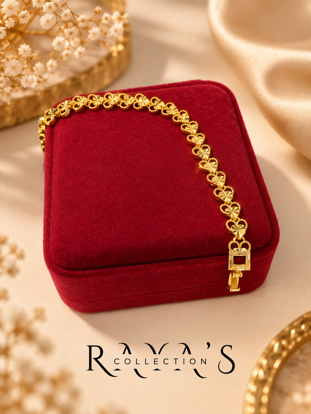 Golden Heart Bracelet