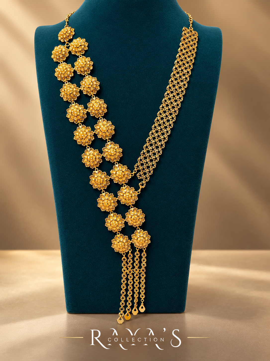 Filigree Gold-Plated Necklace