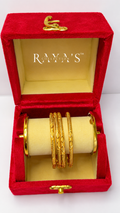 Golden Harmony Bangle Set
