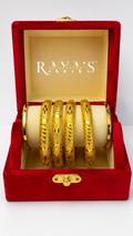 Golden Radiance Bangle Set