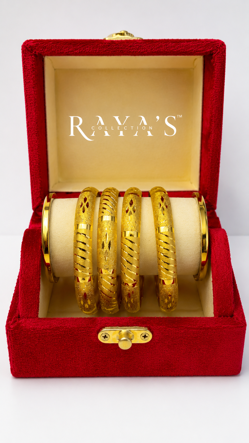 Golden Radiance Bangle Set
