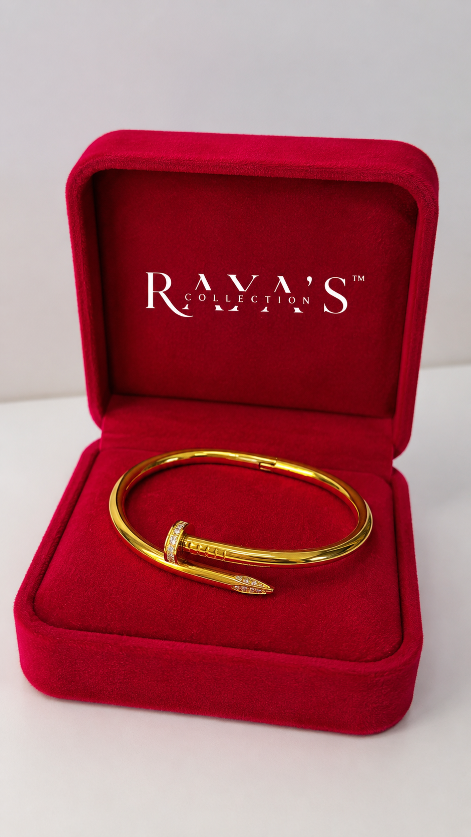 Diamond Nail Bracelet