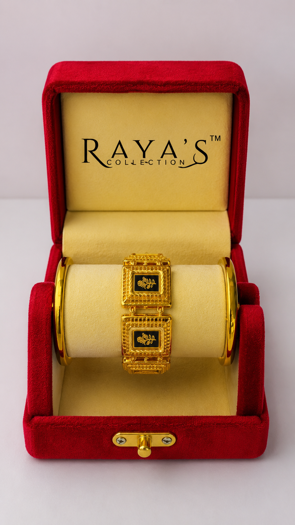 Square Heritage Gold-Plated Bracelet