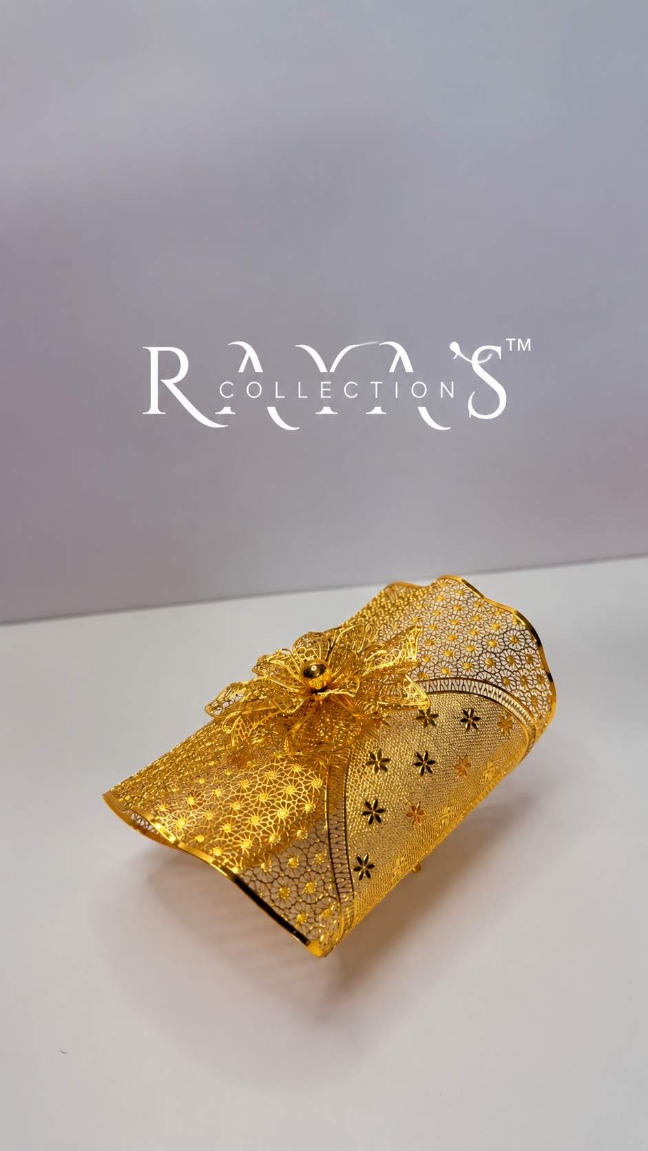 Golden Blossom Statement Cuff