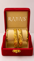 Golden Arabesque Bangle Set