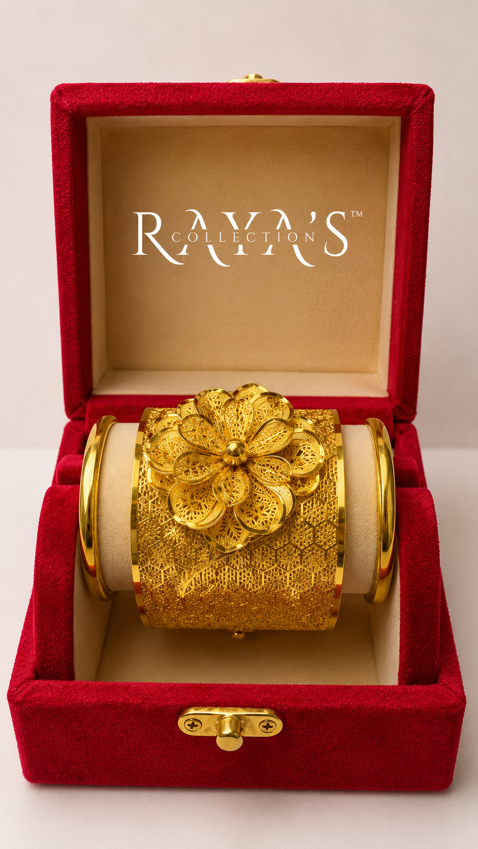 Golden Petal Luxe Cuff