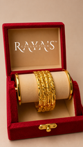 Golden Radiance Bangle Set