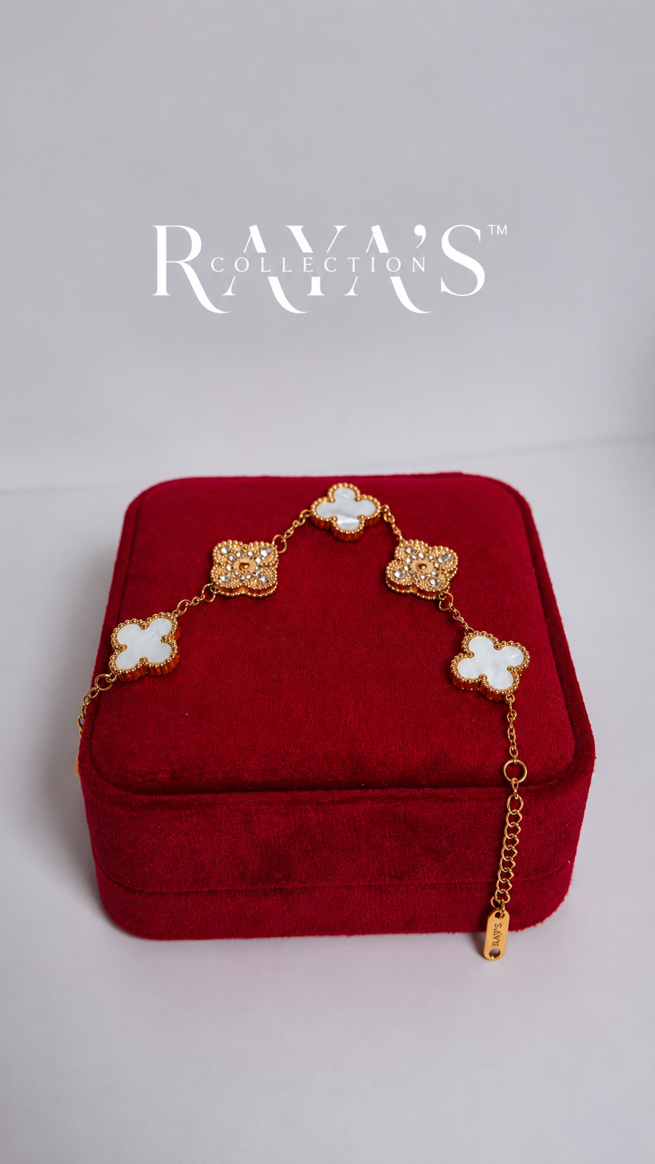 Ivory Clover Bracelet