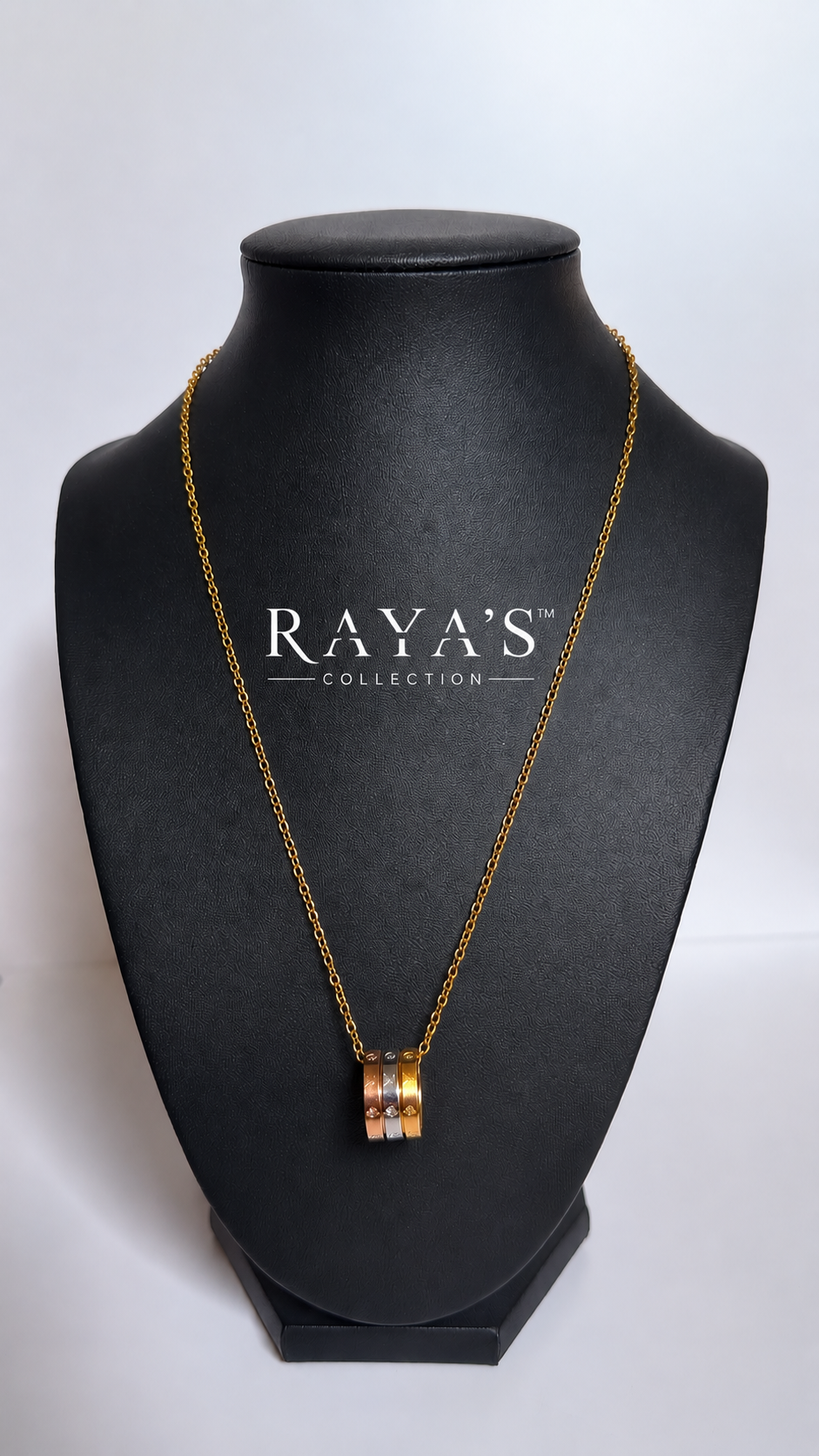 Trinity Luxe Pendant Necklace