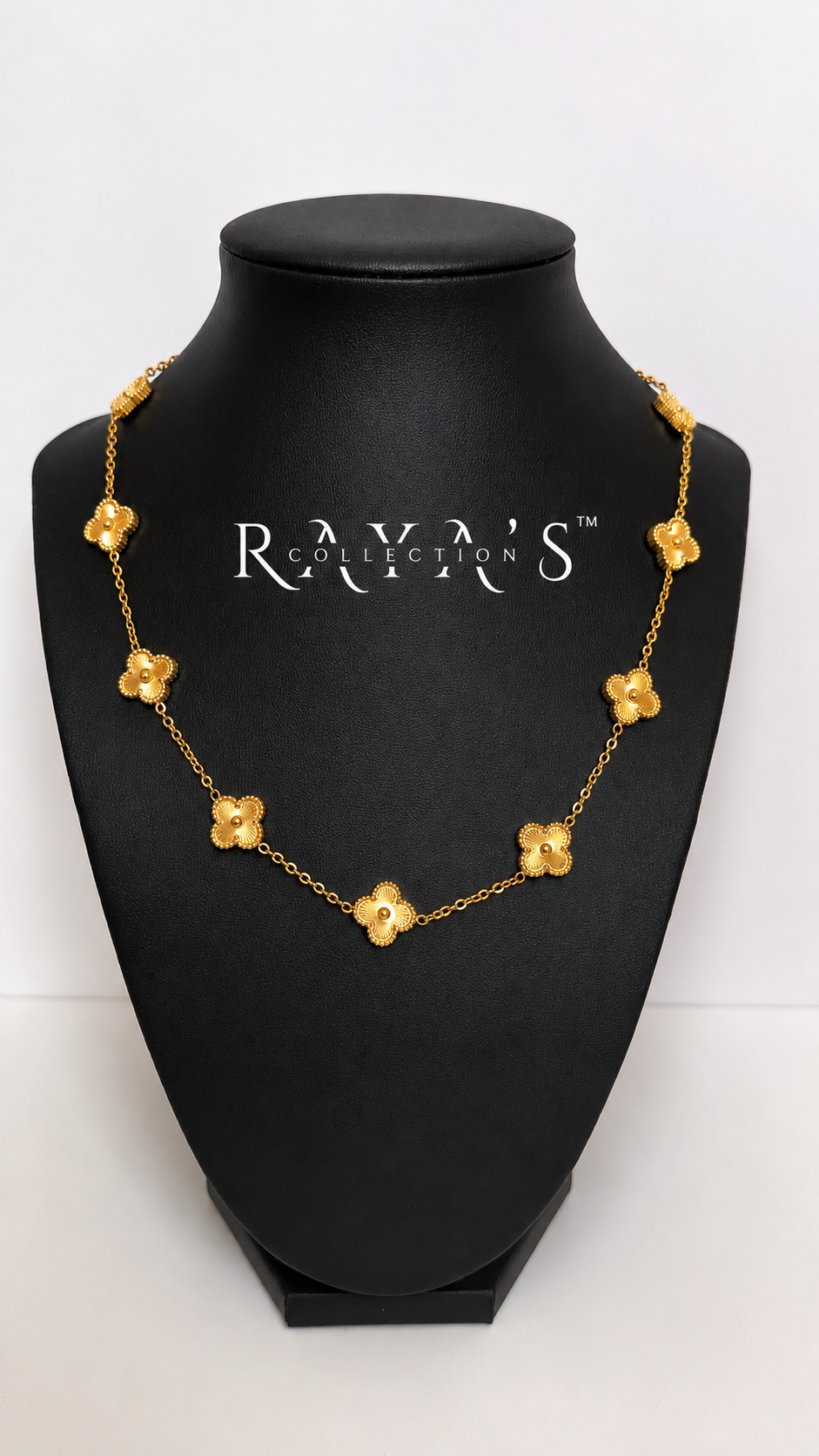 Golden Blossom Station Necklace