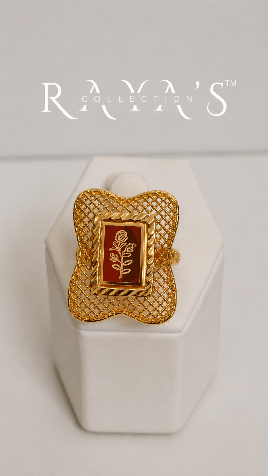 Royal Bloom Statement Ring