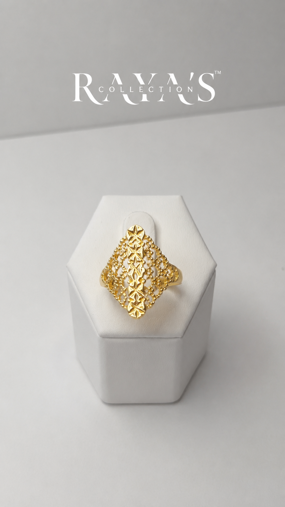 Royal Filigree Statement Ring