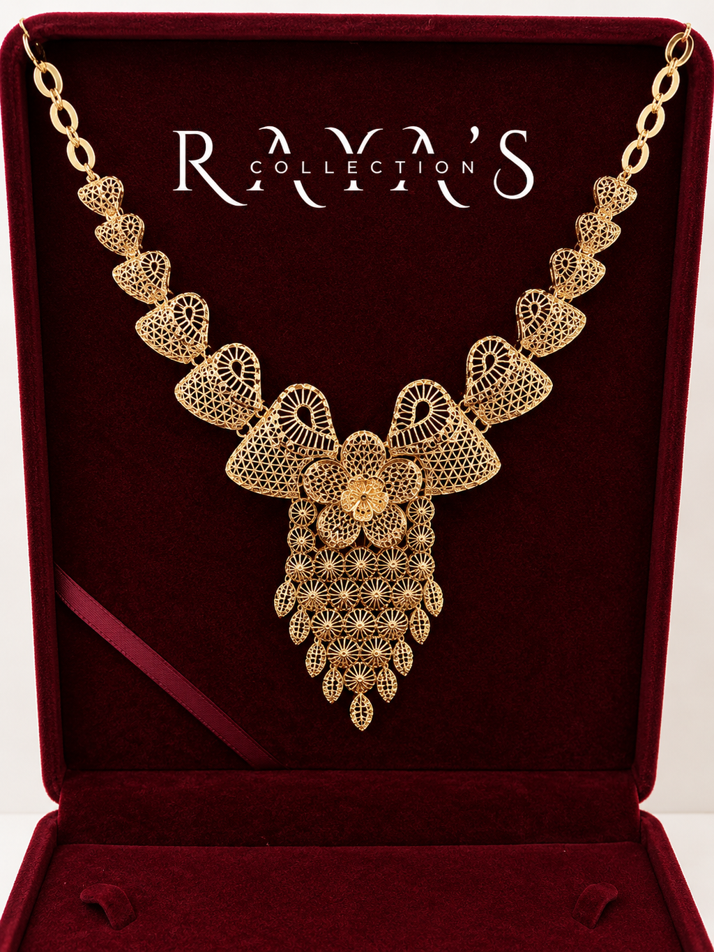 Royal Fleur Statement Necklace