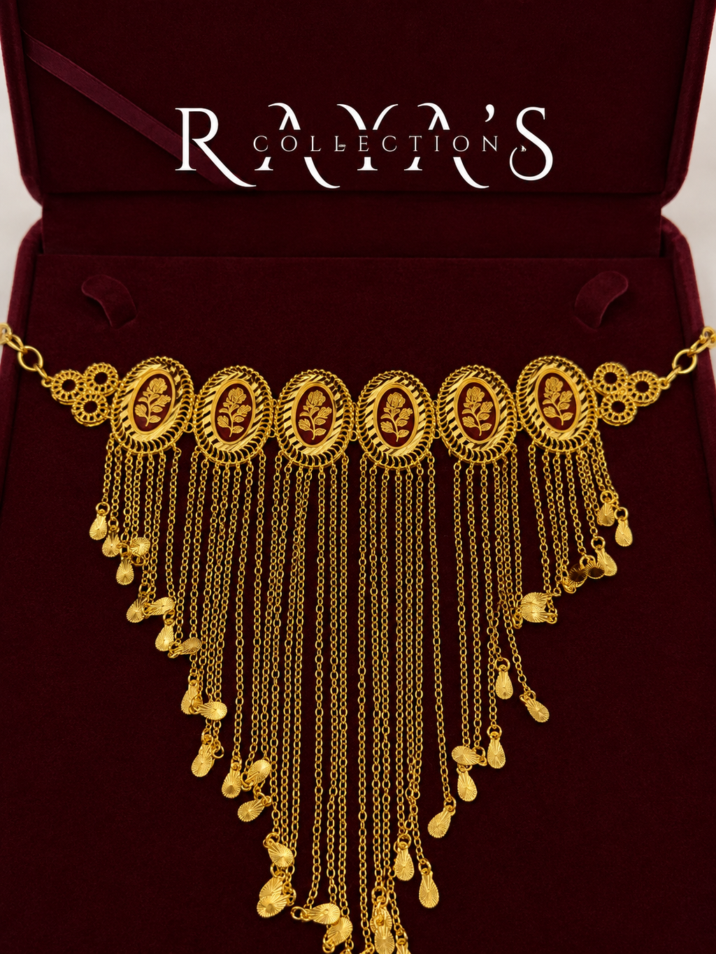 Golden Heritage Cascade Necklace
