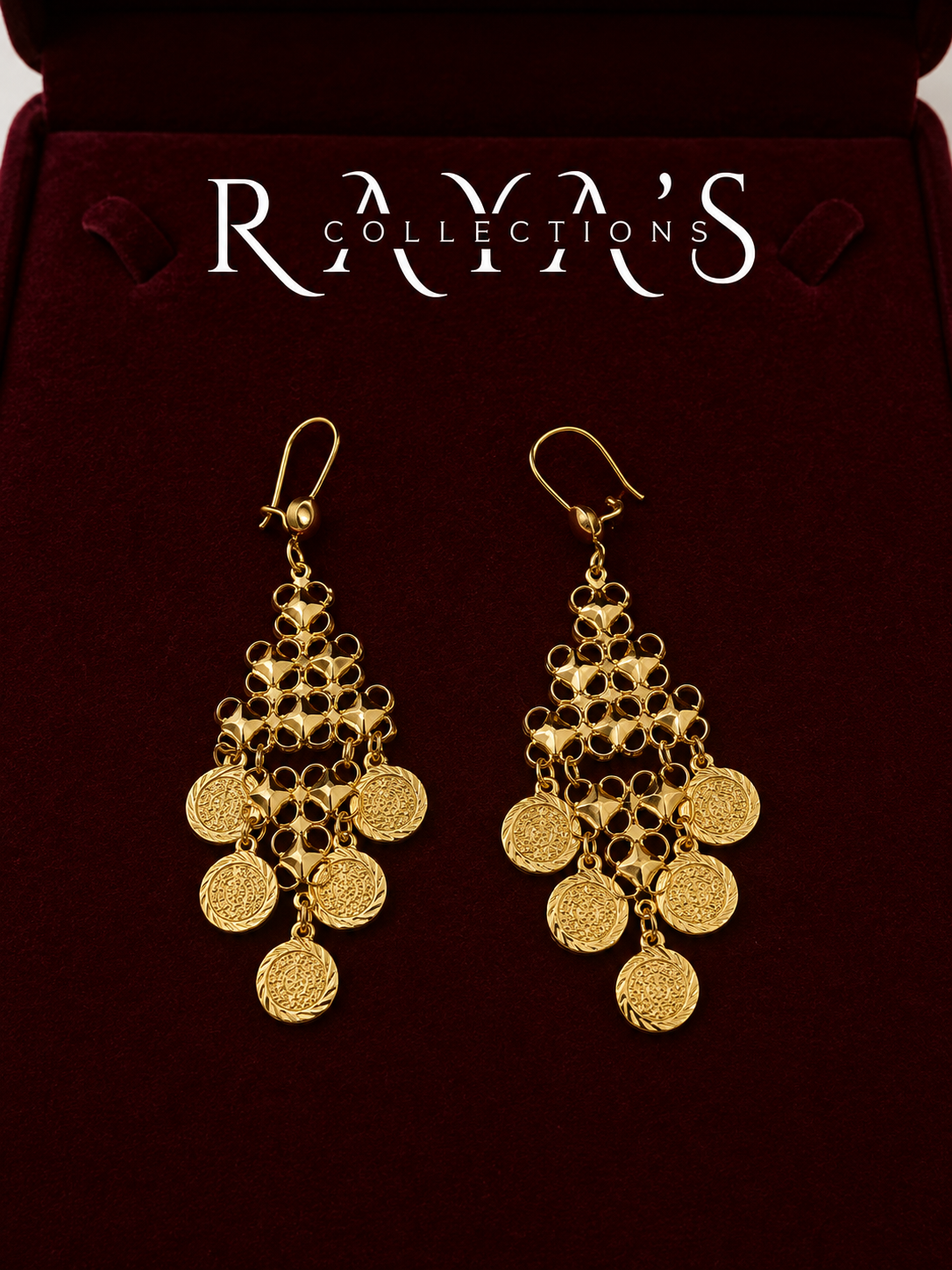 Royal Coin Cascade Necklace