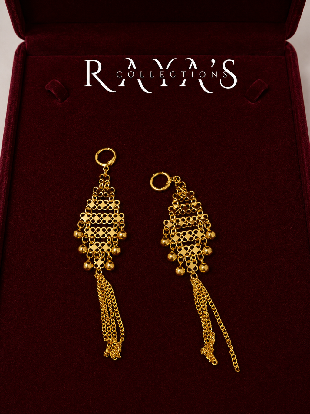 Golden Bell Cascade Necklace