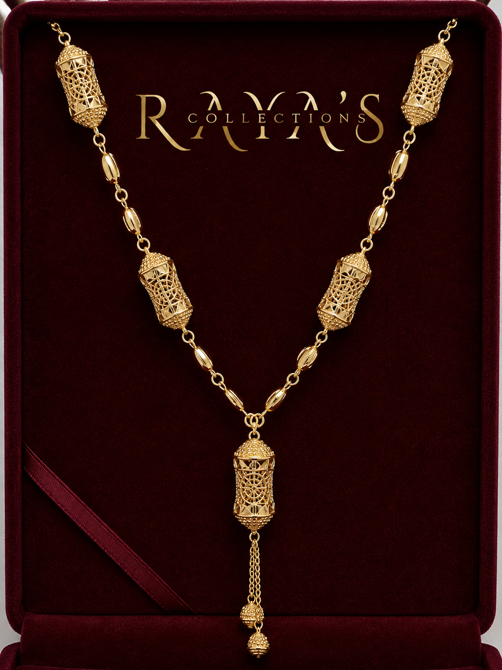 Lantern Tassel Necklace
