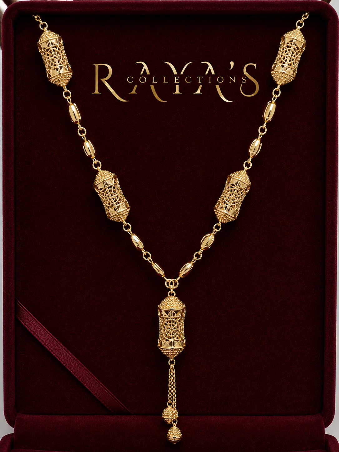 Lantern Tassel Necklace
