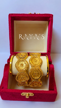 Medallion Bangle Set