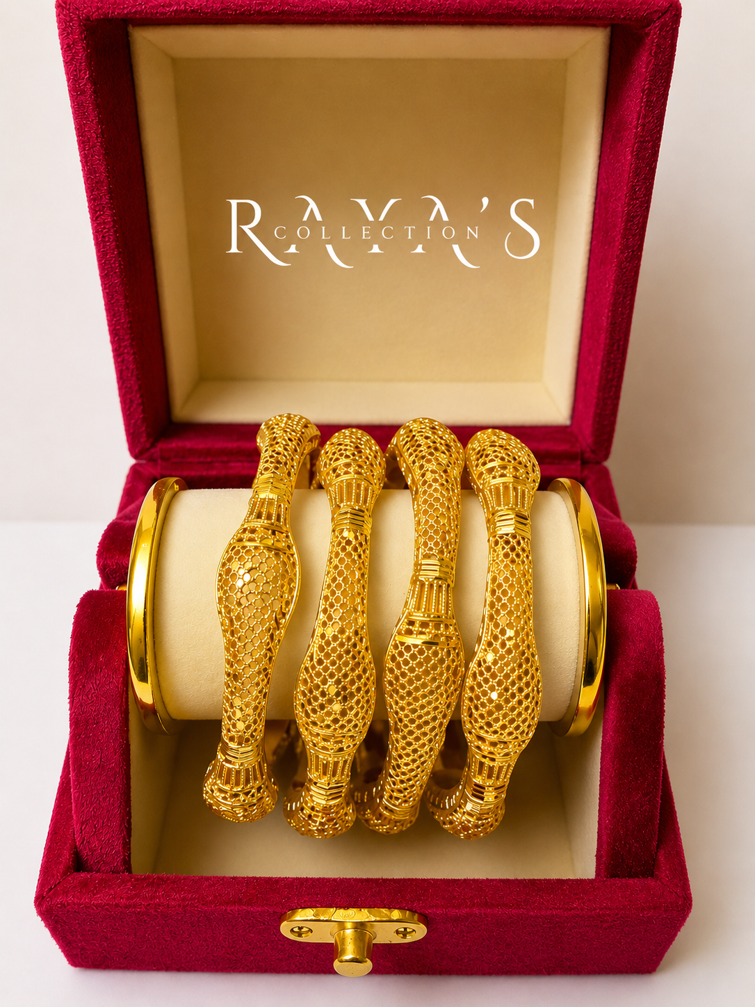Honeycomb Bangle Set