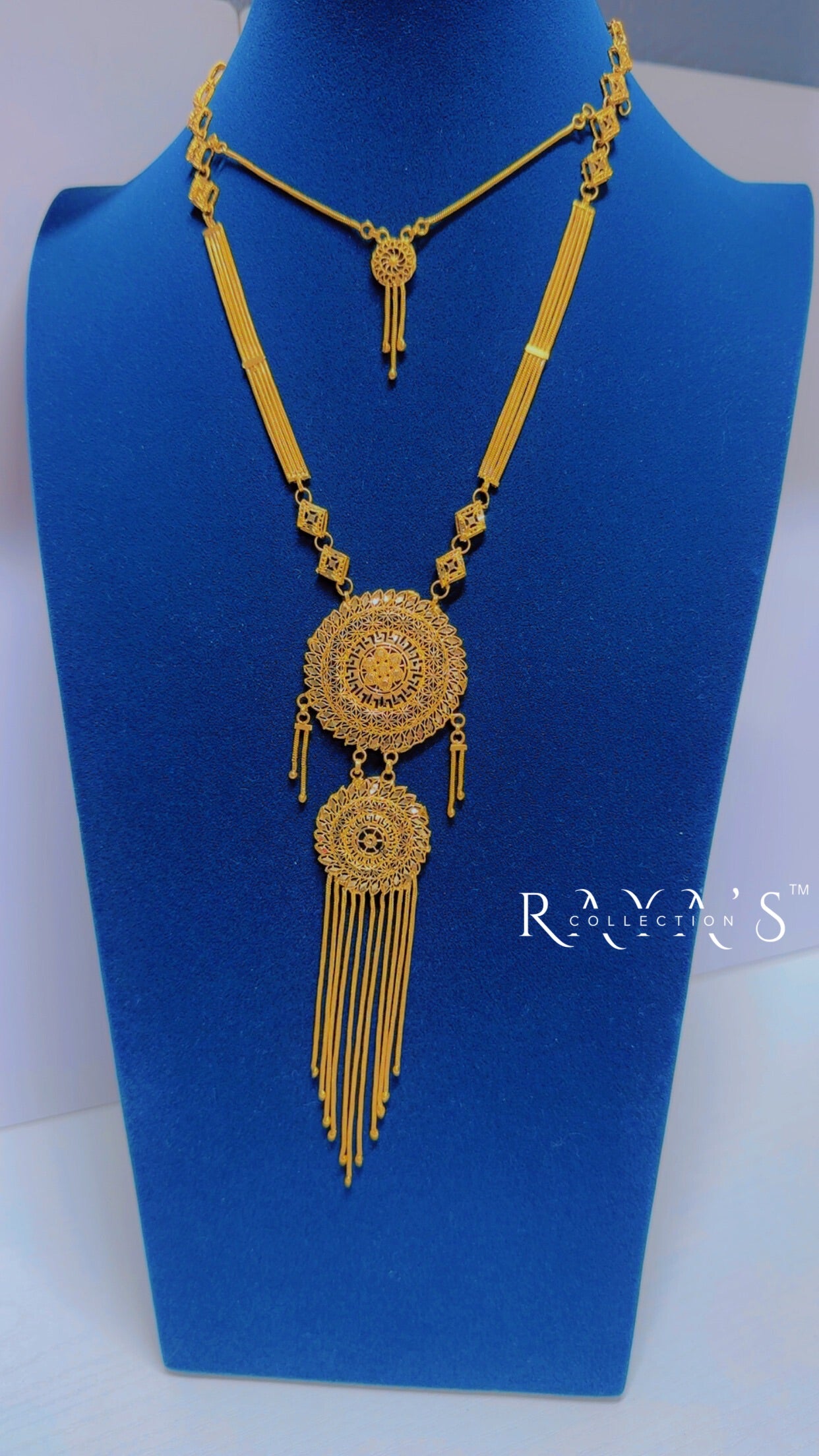 Celestia Medallion Drop Necklace