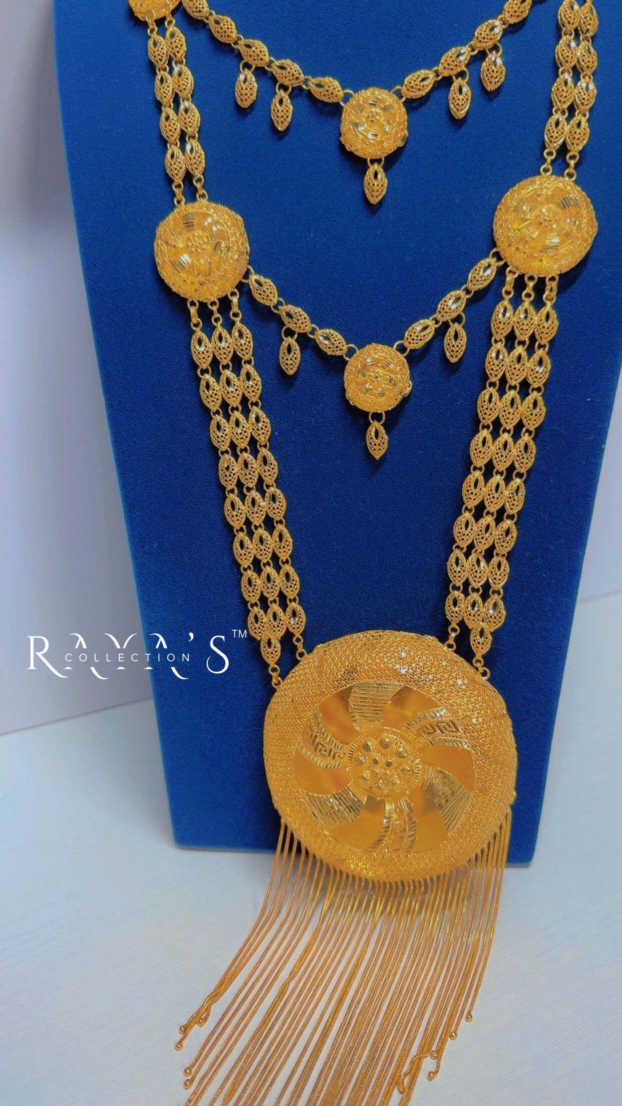Solara Fringe Statement Necklace