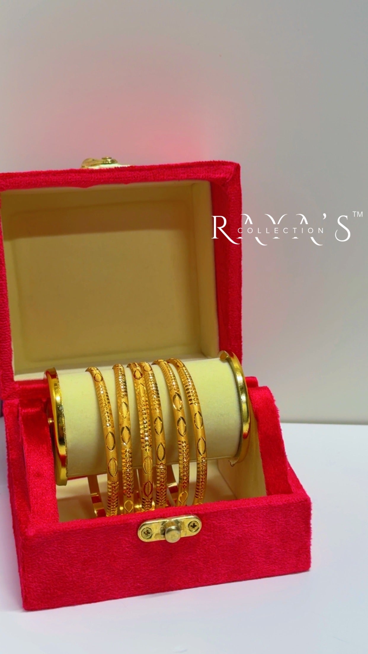 Golden Elegance Slim Bangle Set